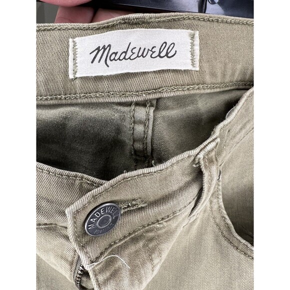 Madewell 9" High-Rise Skinny Jeans Raw-Hem Garment Dyed Edition Size 28 G7196 - Picture 7 of 10